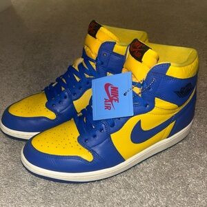 Size 10.5M/12W - Air Jordan 1 Retro OG High Reverse Laney